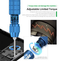 RELIFE RL-725 Kit De Destornilladores Ajustable Torque Con Bit Magnéticos Para Reparación De iPhone Y Android Herramienta De Desmontaje De Acero De Aluminio - details 2