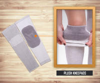 AOLIKES 1Par De Protetor De Rodilla Largo Para Deporte Y Exterior Alivio De Artritis Alta Elasticidad Soporte Calf Leg Protector De Rodilla - details 0