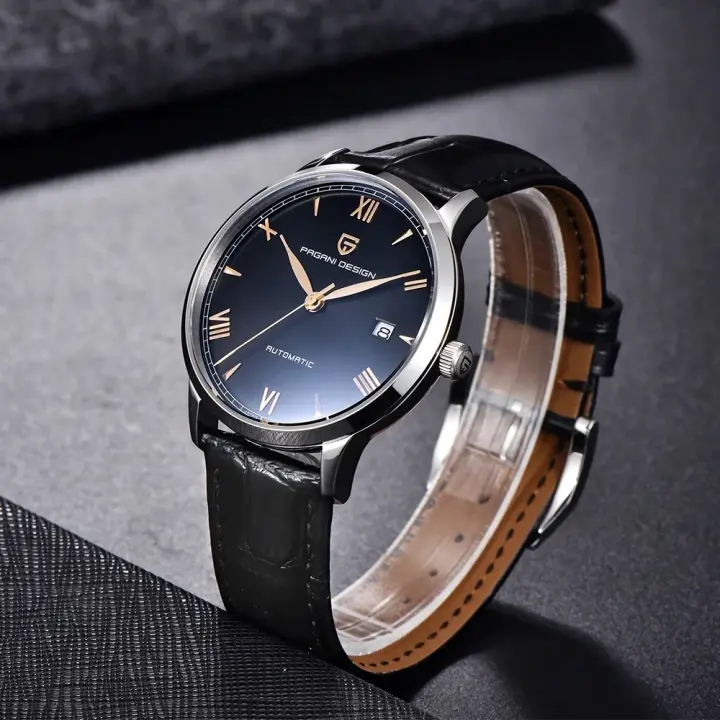 Reloj Mecánico De Negocios PAGANI DESIGN 40MM Cristal De Zafiro Resistente Al Agua 10Bar Corona Sellada Cierre De Hebilla Regalo Para Hombre - 1