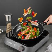 Sartén Para Huevos Y Tortitas Antideslizante No Adhiere Tamaño 20/25/30CM Cocina Familiar Sartén Para Carne Y Tortillas Utensilio De Cocina Negro - details 4