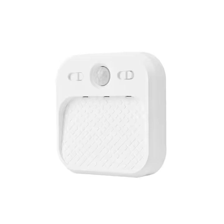 Lámpara Nocturna LED Con Sensor De Movimiento Recargable Cuadrada 3 Colores Ajustables Iluminación Para Dormitorio Escaleras Armario - 1