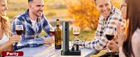 Set De Abrevidrios Eléctricos Con Base De Carga O Potenciado Por Batería Y Luz LED Adecuado Para Enthusiastas Del Vino - details 14
