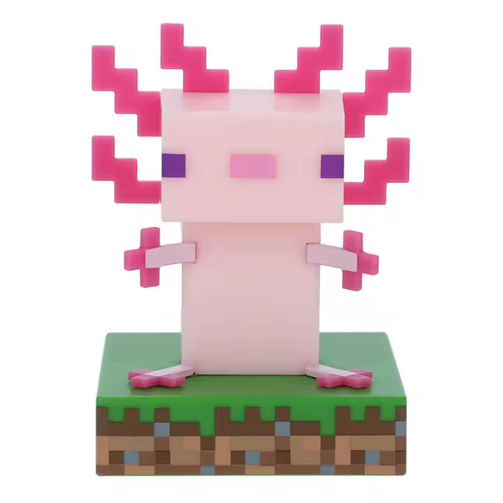 Lampara paladone icon minecraft ajolote - 1