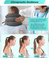 Dispositivo De Tracción Cervical Para Alivio Del Dolor Crónico En El Cuello Y Los Hombros Inflable Colar De Estiramiento Para El Cuello - details 1