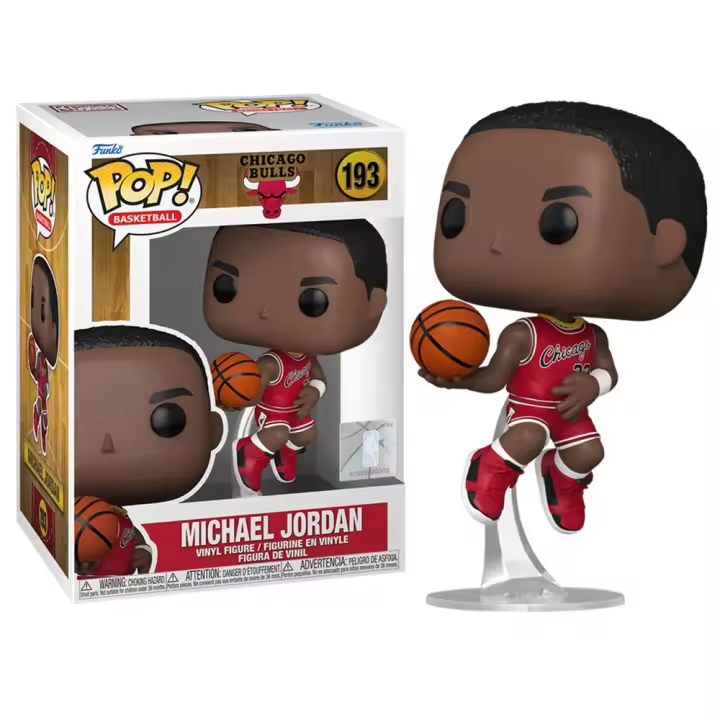 FUNKO POP! NBA: CHICAGO BULLS – MICHAEL JORDAN (TEMPORADA ROOKIE), 79678, Nº193, TIENDA CON LICENCIA OFICIAL - 1