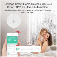 Sensor De Temperatura Y Humedad Zigbee 3.0 Monitoreo Remoto Por APP Smart Life Compatible Con Alexa Google Home Z2M Piloto Incluido - details 4