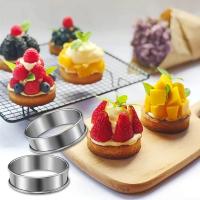3pcs Anillos De Hornear De Acero Inoxidable No Adherente Molde Para Muffin Y Crumpet Versátiles Para Tartas Y Pasteles Herramientas De Pastelería - details 6