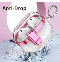 Funda Protectora Transparente Para Samsung Galaxy Buds3/Galaxy Buds3Pro Con Llavero Carga Inalámbrica Y Resistente Caídas - details 6