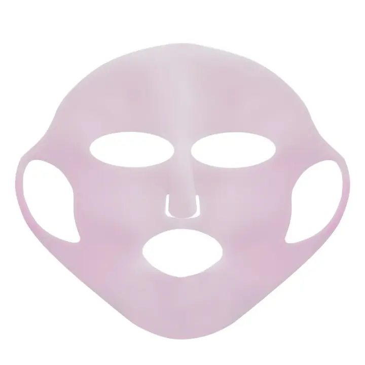 Máscara De Silicona Reutilizable Para El Rostro Con Gel Firmador Y Antienvejecimiento Fijación De Orejas Cuidado De La Piel Hidratante Y Lifting - 1
