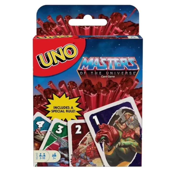 Mattel Juego de Cartas UNO Masters del Universo - 1
