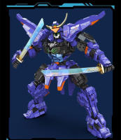 MOC Brahma Maru Samurai Mecha Bloque De Construcción Educativo Para Niños Y Adultos Modelo De Mecha De Juguete Compatible Con Lego - details 0