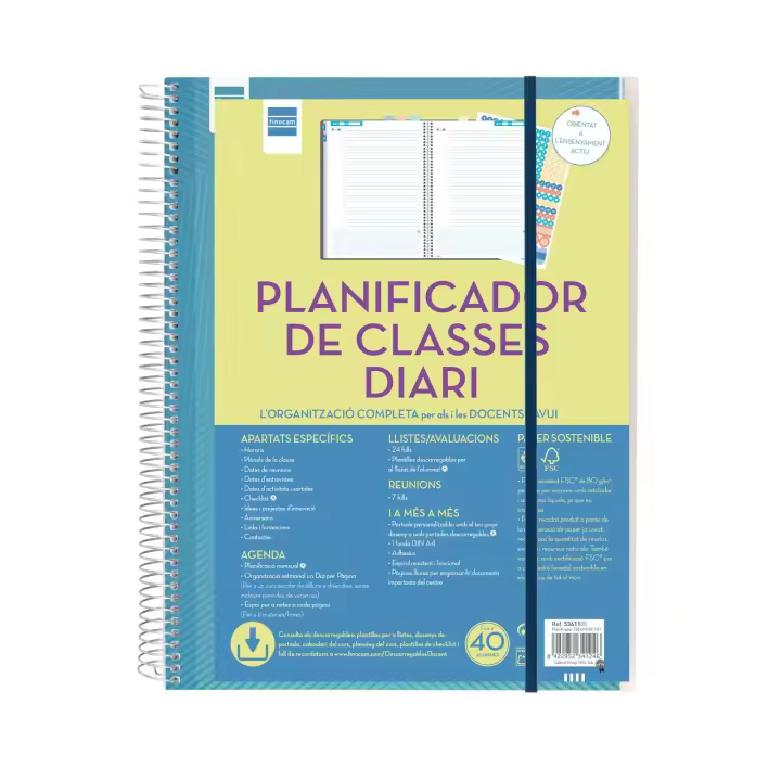 Finocam - Planificador de Clases Diario Docente Catalán - 1