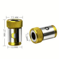 Portabits Magnético De Aleación Para Destornillador Eléctrico Anillo Magnético Antideslizante Y Anti Corrosión Para Bit De Phillips - details 1