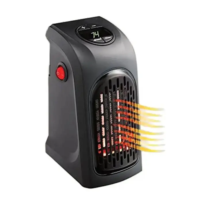 Mini calefactor eléctrico para el hogar, calentador portátil de escritorio con mando, calentador 400w de pared, radiador de estufa, máquina para el invierno - 1