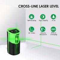 Nivel Láser Automático Con Haz Vertical Y Cobertura De 150° Selección De Líneas Láser Tipo-C Carga Compatible Con Batería Li-ion 2600mAh - details 0
