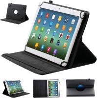 TEMCO Funda Tablet Universal 10,1 Pulgadas, Funda Universal para Ipad 9,7 pulgadas, Fundas Con gomas de Seguridad, 4 ganchos en Esquina, 2 Ranuras para Fijar Multi Angulo, Giratoria, Liso, Compatible para iPad Huawei MediaPad Lenovo Samsung Acer Dell HP - details 0