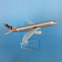 Modelo De Avión Jetstar Airways Airbus A320 JASON TUTU 16cm Escala 1/400 Metal Sin Batería Para Mayores De 14 Años - details 5