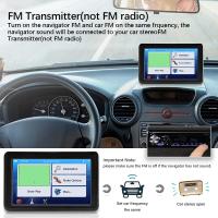Navegador GPS para coche, dispositivo con cargador USB pantalla táctil de 5 pulgadas, HD, 8G + 256M, 2023, Navegación GPS a bordo, Mapa de Europa - details 1