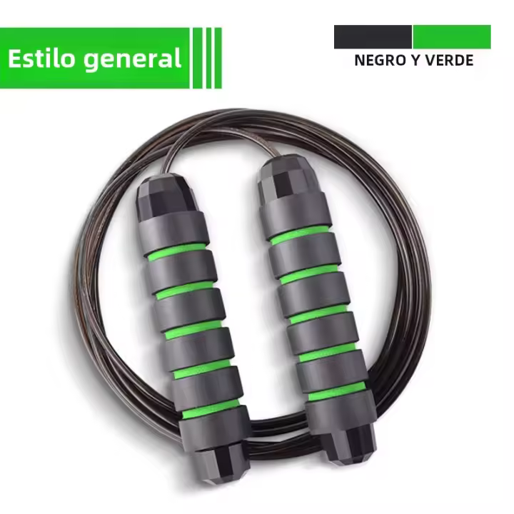 Cuerda De Saltar Ajustable De Acero Para Ejercicio De Fitness Y Entrenamiento Cardio En Casa Equipo Deportivo Sin Enredos - 1