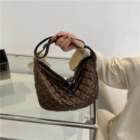 Bolso De Hombro Para Mujer Vintage De Nylon Impermeable Y Casual Bolso Hobo Crossbody Con Cierre De Cremallera Interior Líquido Suave - details 22