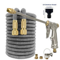 Nueva Camión Riega Juego De Agua Tubo Elástico Retráctil Para Lavado De Coche Alta Presión Con Boquilla Regulable Anti-Abrasión Anti-Corrosión Ajustable Montaje En Pared O Soporte - details 0