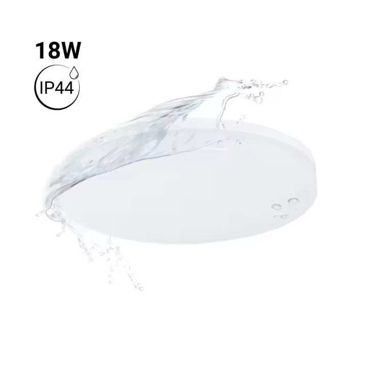 Barcelona LED Plafón LED techo 18W - IP44 - Ø26 cm - 1