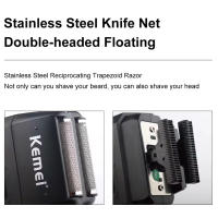 Kit Profesional De Pelacabelos Eléctrico Kemei Recargable KM-2797 KM-1102 Trimmer De Barba USB Ajuste De Longitud De Cabello 0.5-1 Mm Para Hombres - details 19