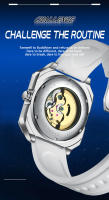 Reloj Mecánico Automático Para Hombre BINBOND H1133 2024 Tourbillon De Lujo Con Correa De Acero Y Ventana De Cristal Hardlex Resistente Al Agua Y Shock - details 1