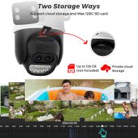 Cámara PTZ WIFI IP BESDER Con Tres Lentes 8X Zoom 8MP HD AI Auto Tracking Cámara De Seguridad Exterior P2P CCTV Surveillance iCSee - details 12