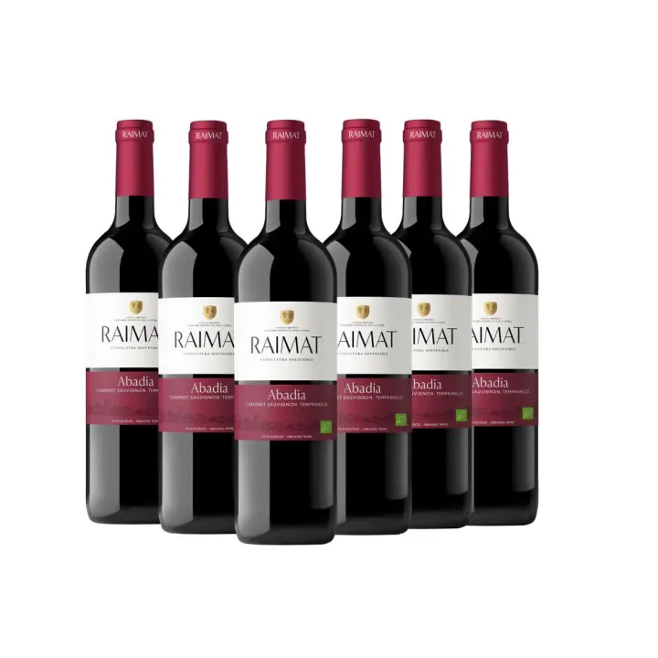 Raimat Abadia Cabernet Sauvignon Ecológico - Vino Tinto - Caja 6 botellas 75cl - 1