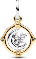 PANDORA Dijes de los personajes de Disney de plata de ley y chapados en oro de 14 quilates con una mezcla única de metales，Incluye Caja Original - details 0