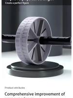 1Pcs Abdominal Wheel Resistente Al Deslizamiento Con Rodillos De Entrenamiento De Musculos Fitness Equipo De Ejercicio Silencioso Para Uso Doméstico - details 1