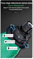 Juego De Destornilladores Y Destornilladores De Rosca 13 En 1 Con Mango Corto Telescopio Doble Propósito Acero Cromo Vanadio Herramientas De Reparación - details 7