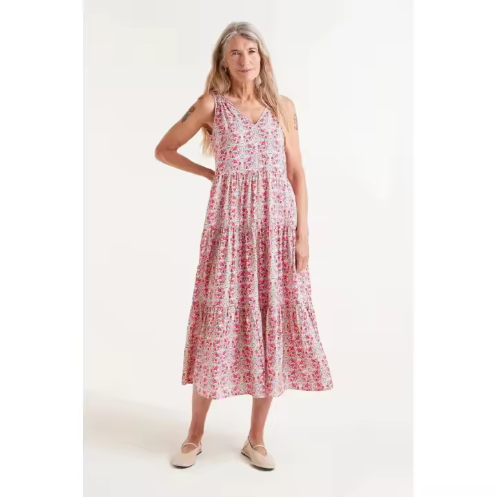 Compañia Fantastica Vestido Midi Tirantes Estampado Sugar - 1