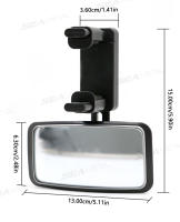 SEAMETAL Clip Para Espejo Retrovisor De Coche Interior Ajustable Y Giratorio De 360 Grados Auxiliar De Observación Para Asiento Trasero Monitor De Bebé - details 10