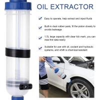 Extraedor De Aceite Para Coche NarzrIe Syringe De Transferencia De Líquido De 200/500/1500ML Bomba Manual De Aceite De Freno Auto Plástico 58cm - details 3