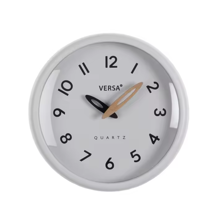 Reloj de Pared Versa Blanco Plástico - 1