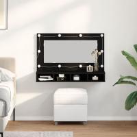 Armario Espejo LED vidaXL en Roble Negro - 90x31.5x62 cm - details 0