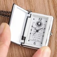 Reloj De Bolsillo De Cuarzo Con Colgante De Reloj Antiguo Anime Japonés Muñeco De Papel Negro Para Hombres Y Mujeres - details 0