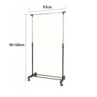 Percha Altura Ajustable Para Ropa Con Ruedas Perchero De Piso Almacenamiento De Armario Estantes De Secado De Ropa Con Zapatero - details 2