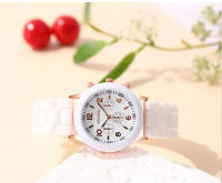 Reloj De Cuarzo De Lujo Para Hombres Y Mujeres Con Correa De Silicona Fashion Simple Set De 4 Piezas Reloj Casual De Negocios Para Silver - details 4