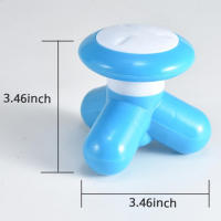 Masajeador Eléctrico De Triángulo Para Cervical Y Piernas Control Por Cable Masajeador De Cuerpo Mini Para Relaxación Y Alivio Del Dolor - details 6