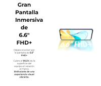 ZTE Blade V50 Design 4G 16GB/256GB Gris RAM de 16 GB (6 GB físicos + 10 GB virtuales) 6.6" FHD+ Carga Rápida de 22.5W / 50MP - details 1