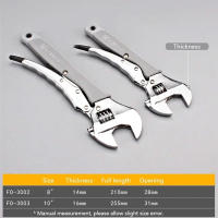 Llave Ajustable Pintudy De Acero Cromo Vanadio 8/10 Pulgadas 30-33mm Multifuncional Para Trabajo Mecánico Herramientas De Reparación Manuales - details 0