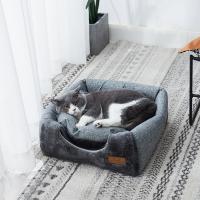 Nido De Gato Triangular Cálido Y Seguro Hogar Para Mascotas Algodón Grueso Para Descanso Profundo Adecuado Para Gatos Y Perros Suministros Para Mascotas - details 10