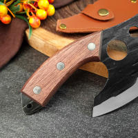 Cuchillo Multifuncional De Cocina Acero Inoxidable Forged Cuchillo De Carne Boning Con Abrebotellas Y Funda Para Cocina - details 7