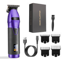 Cortadora de pelo eléctrica con pantalla LCD, cabezal de aceite tallado, cortadora de pelo eléctrica de 2000 mAh, modo de espera prolongado, multicolor - details 8