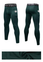 Pantalones De Entrenamiento De Veludo Para Hombre Con Bolsillo Térmicos Estrechos Para Correr En Otoño E Invierno - details 16