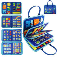 Tablero Ocupado Montessori 7 En 1 Juguete De Aprendizaje De Letras/numeros/ Formas Para Niños Y Niñas De 3 a 6 Años Regalo De Cumpleaños Ideal - details 1