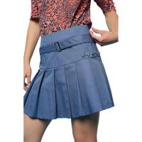 Coronado Skirt - Falda Mini Plisada Minueto.La Coronado Skirt de Minueto es una falda mini que destaca por su diseño juvenil y detalles únicos. - details 2